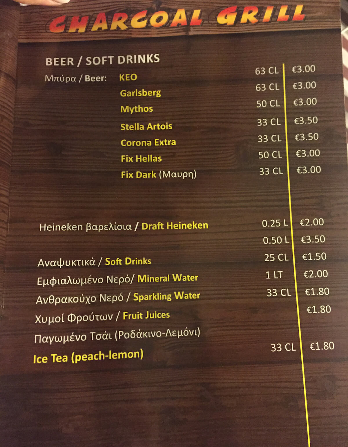 Charcoal Grill, Enaerios, Limassol, Cyprus Κατάλογος Wolf